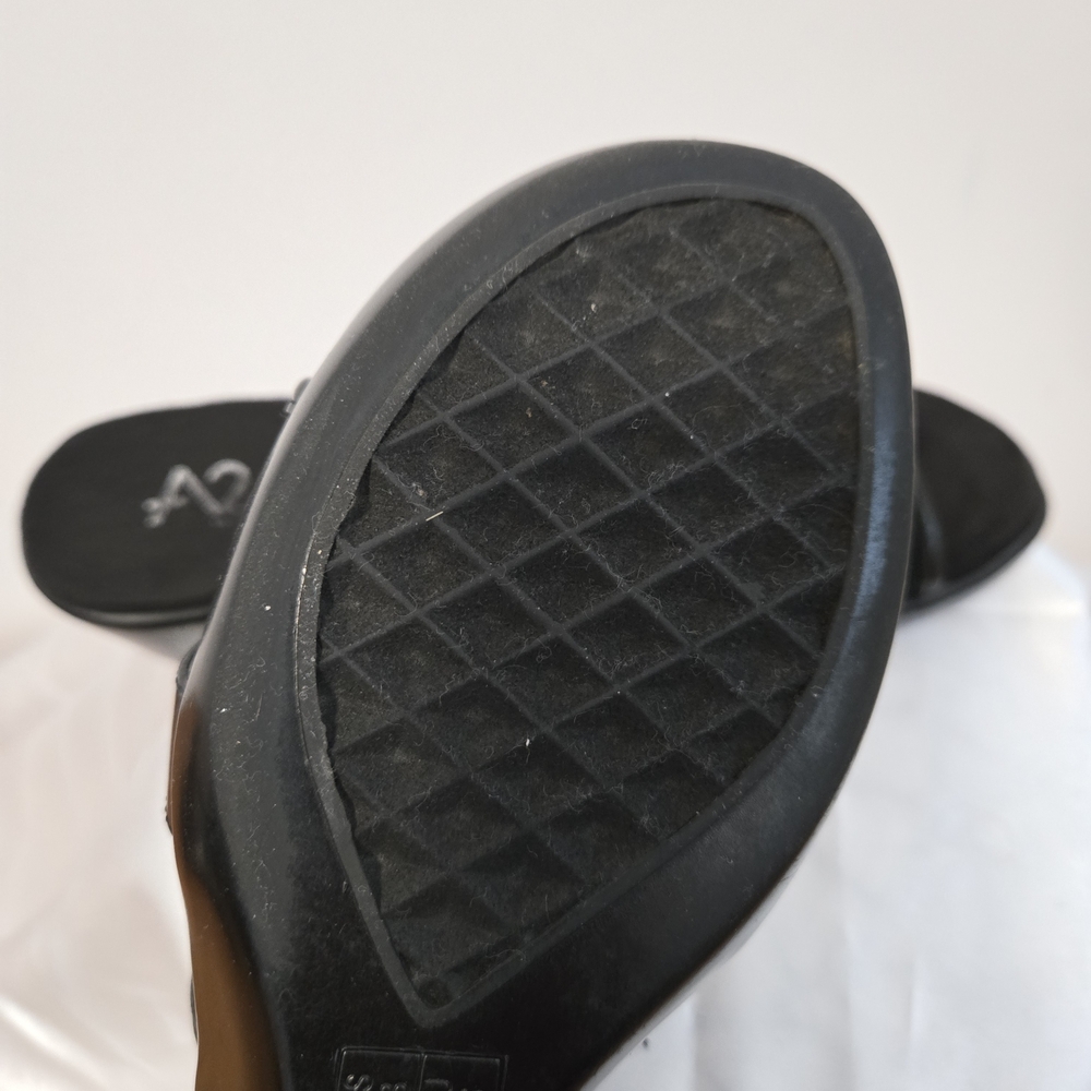 A2 by Aerosoles Women's Black Slide Sandals Size 8 - Picture 6 of 7